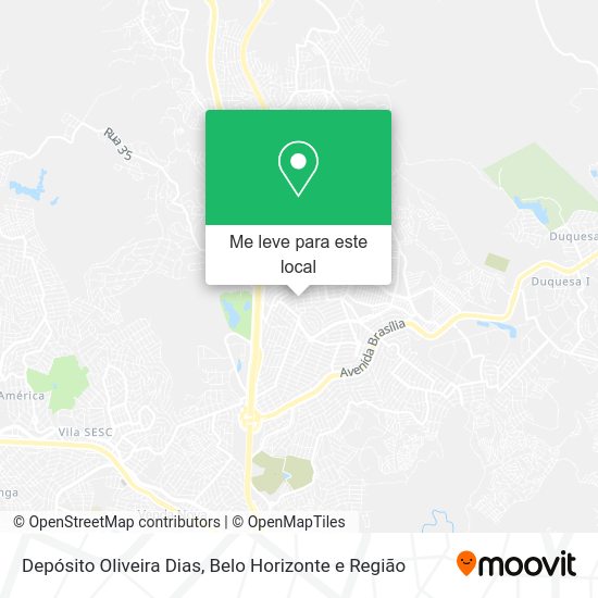 Depósito Oliveira Dias mapa