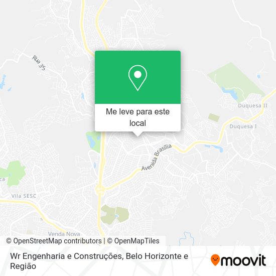 Wr Engenharia e Construções mapa