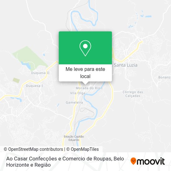 Ao Casar Confecções e Comercio de Roupas mapa
