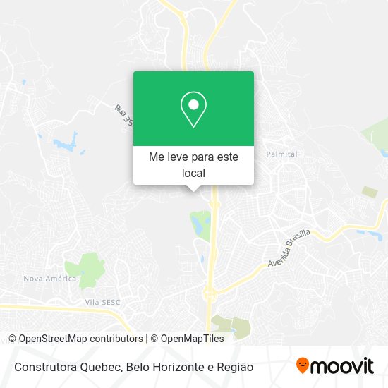 Construtora Quebec mapa