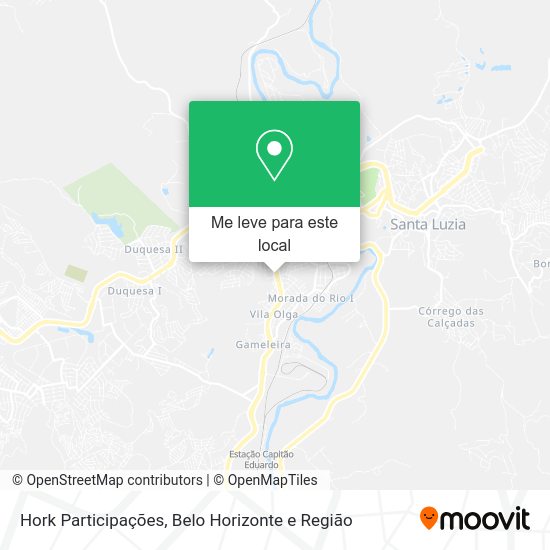 Hork Participações mapa