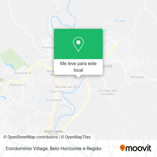 Condomínio Village mapa