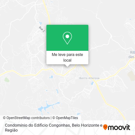 Condomínio do Edificio Congonhas mapa