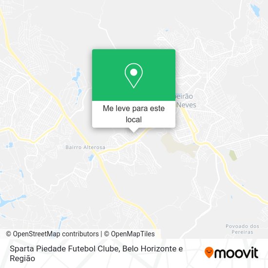 Sparta Piedade Futebol Clube mapa
