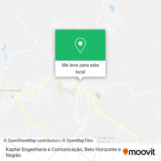 Kaptar Engenharia e Comunicação mapa