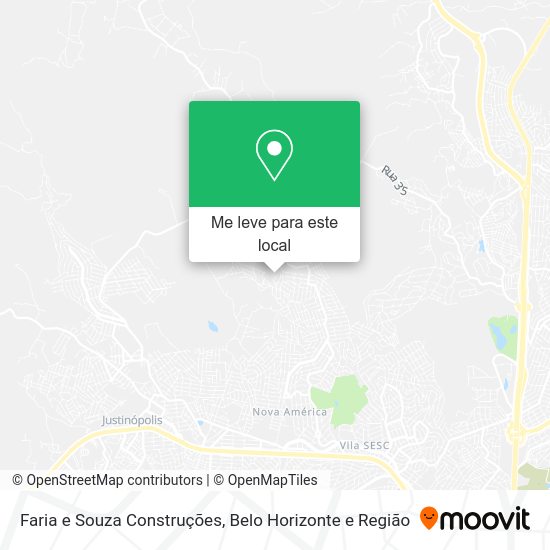 Faria e Souza Construções mapa