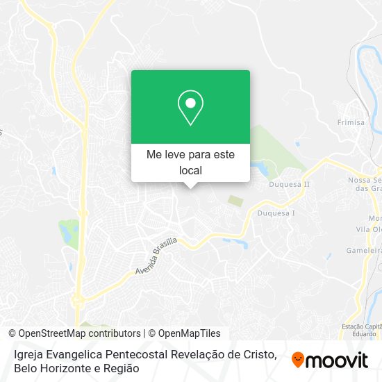 Igreja Evangelica Pentecostal Revelação de Cristo mapa