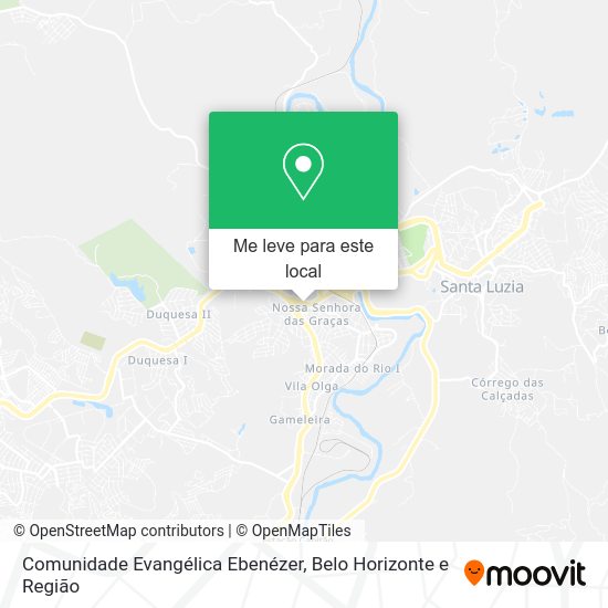 Comunidade Evangélica Ebenézer mapa