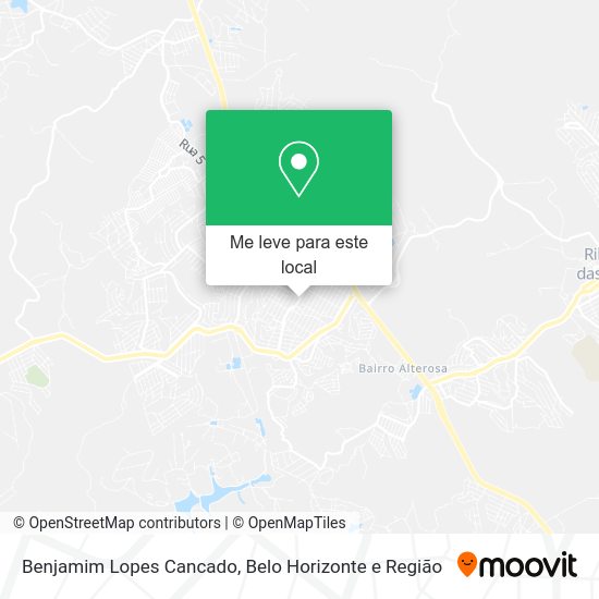 Benjamim Lopes Cancado mapa