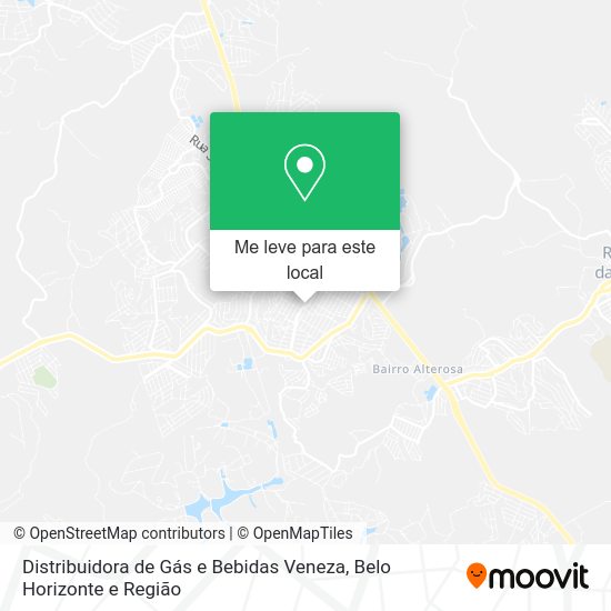 Distribuidora de Gás e Bebidas Veneza mapa