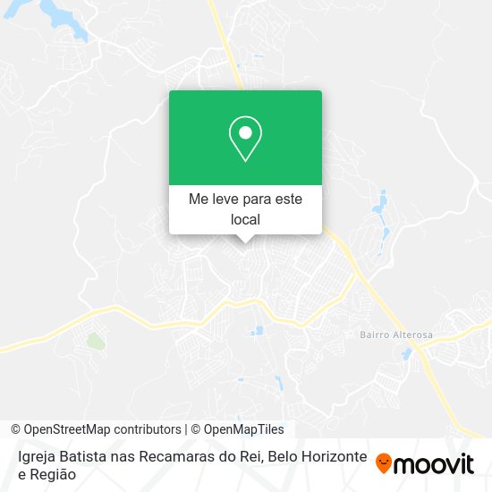 Igreja Batista nas Recamaras do Rei mapa