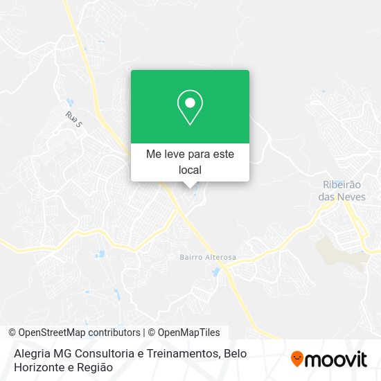 Alegria MG Consultoria e Treinamentos mapa