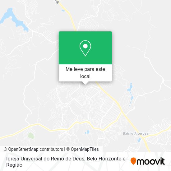Igreja Universal do Reino de Deus mapa