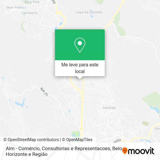 Alm - Comércio, Consultorias e Representacoes mapa