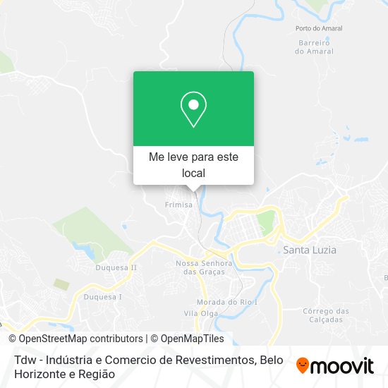 Tdw - Indústria e Comercio de Revestimentos mapa