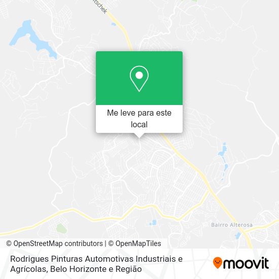 Rodrigues Pinturas Automotivas Industriais e Agrícolas mapa
