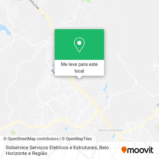 Sidservice Serviços Eletricos e Estruturais mapa