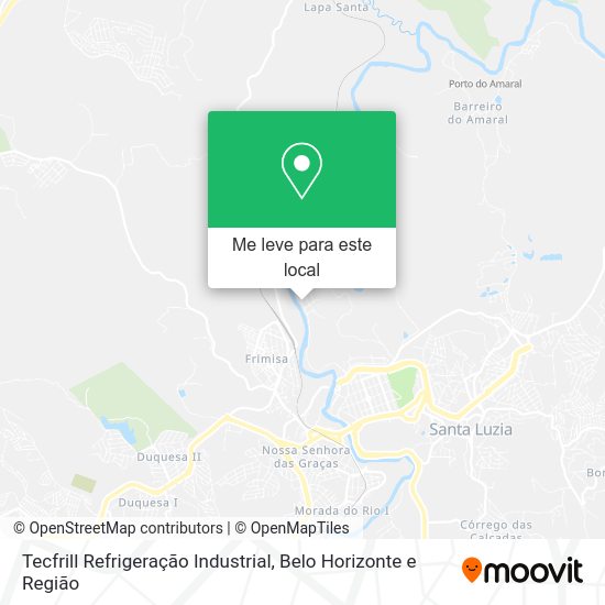 Tecfrill Refrigeração Industrial mapa