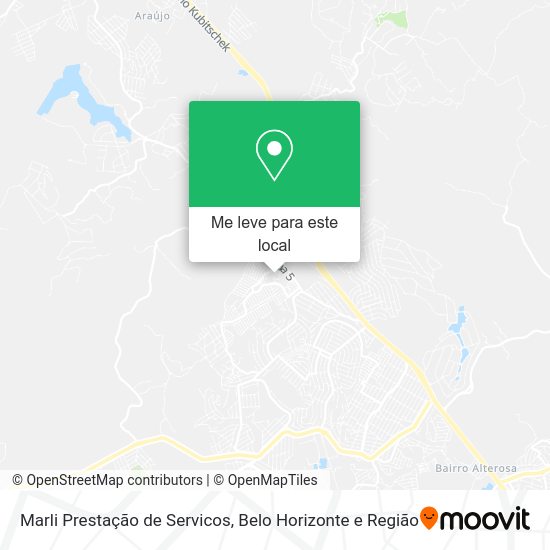 Marli Prestação de Servicos mapa