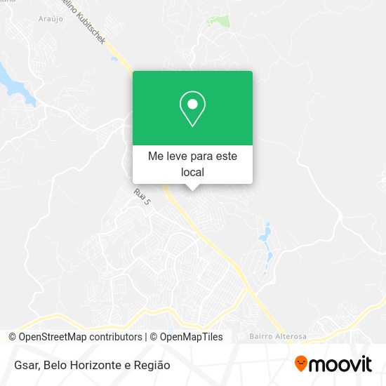 Gsar mapa