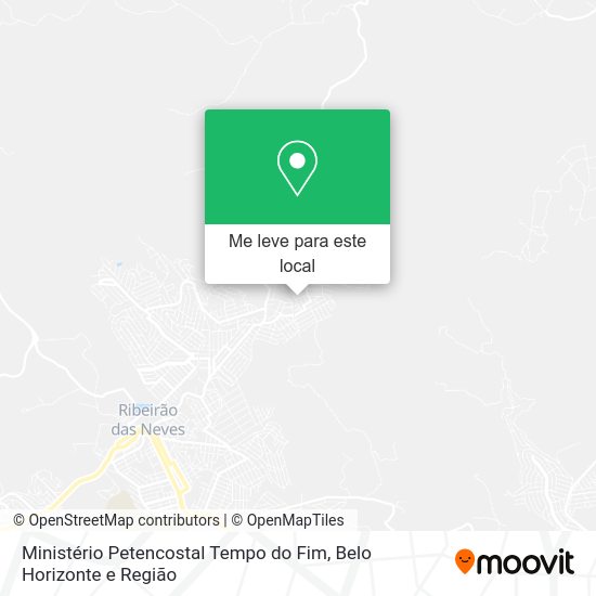 Ministério Petencostal Tempo do Fim mapa