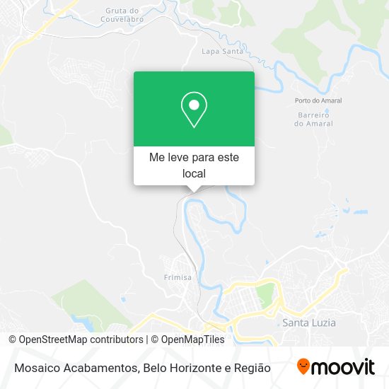 Mosaico Acabamentos mapa