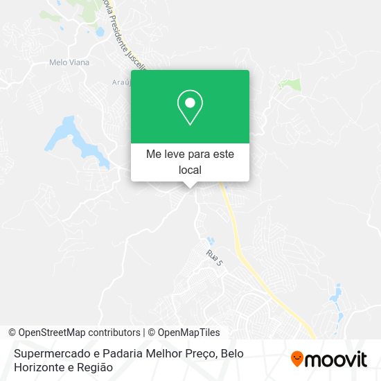 Supermercado e Padaria Melhor Preço mapa