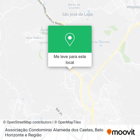Associação Condominio Alameda dos Caetes mapa