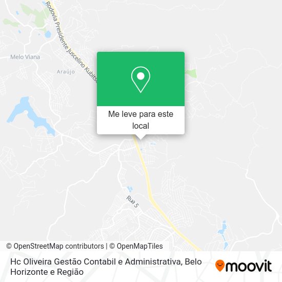 Hc Oliveira Gestão Contabil e Administrativa mapa