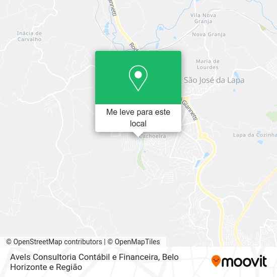 Avels Consultoria Contábil e Financeira mapa