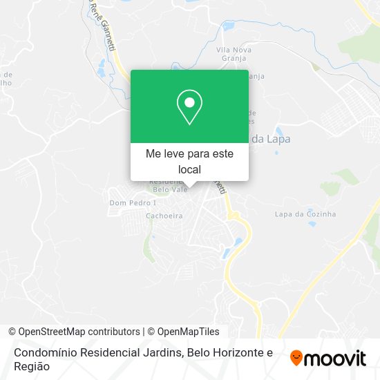 Condomínio Residencial Jardins mapa