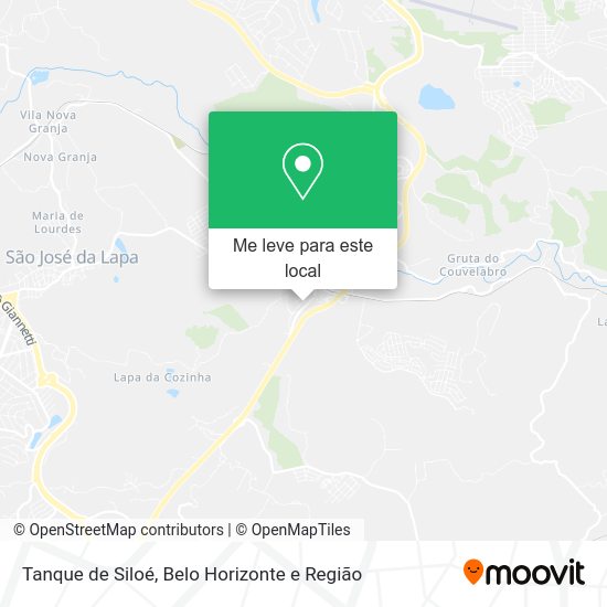 Tanque de Siloé mapa