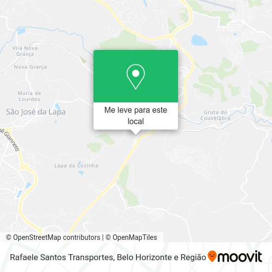 Rafaele Santos Transportes mapa