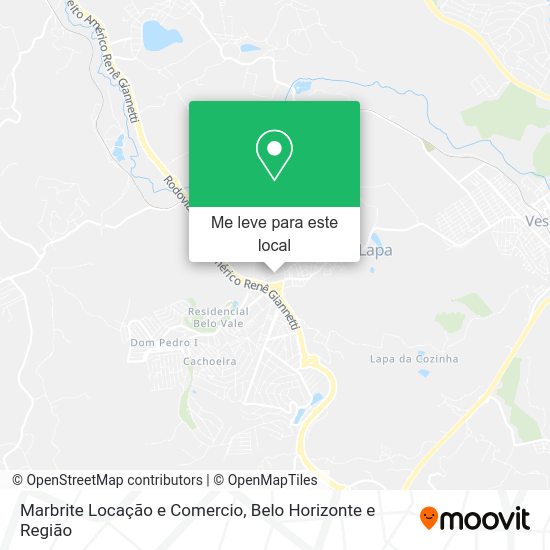 Marbrite Locação e Comercio mapa