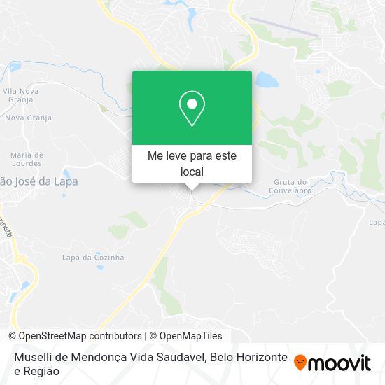 Muselli de Mendonça Vida Saudavel mapa