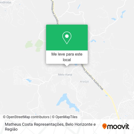 Matheus Costa Representações mapa