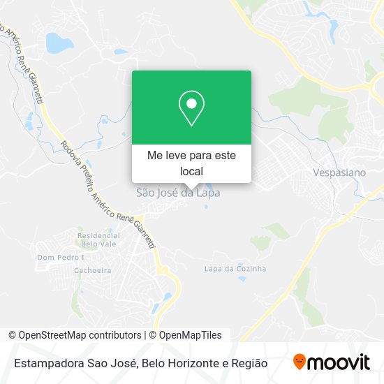 Estampadora Sao José mapa