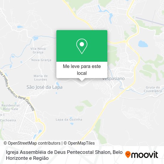Igreja Assembléia de Deus Pentecostal Shalon mapa
