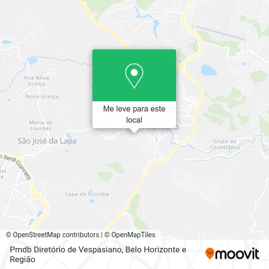 Pmdb Diretório de Vespasiano mapa