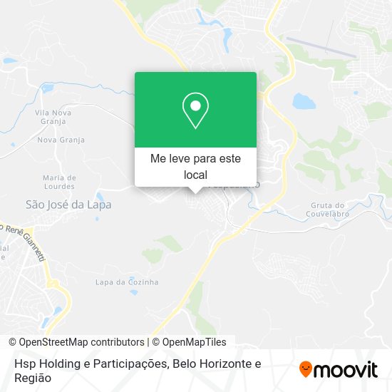 Hsp Holding e Participações mapa