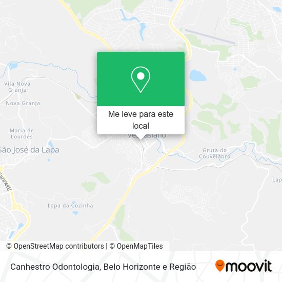 Canhestro Odontologia mapa