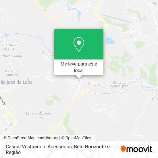 Casual Vestuario e Acessórios mapa