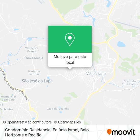 Condomínio Residencial Edificio Israel mapa