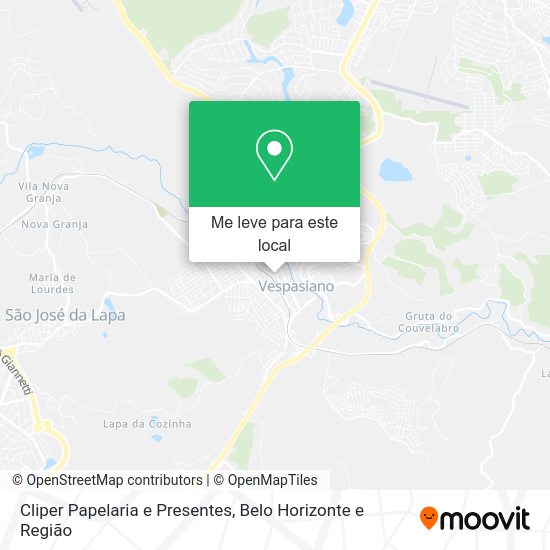 Cliper Papelaria e Presentes mapa