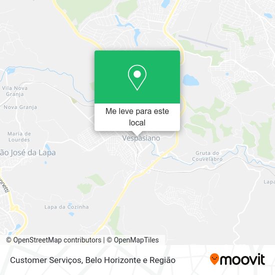 Customer Serviços mapa