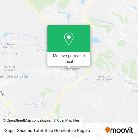 Super Sacolão Total mapa