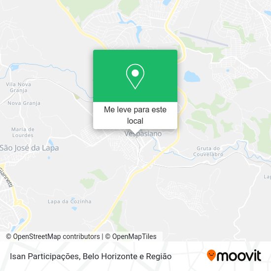 Isan Participações mapa