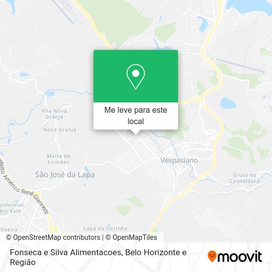Fonseca e Silva Alimentacoes mapa