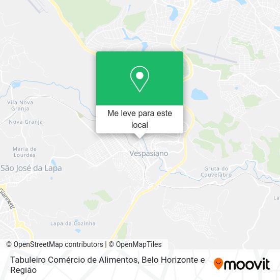 Tabuleiro Comércio de Alimentos mapa