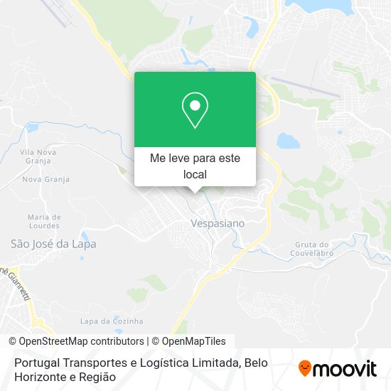 Portugal Transportes e Logística Limitada mapa